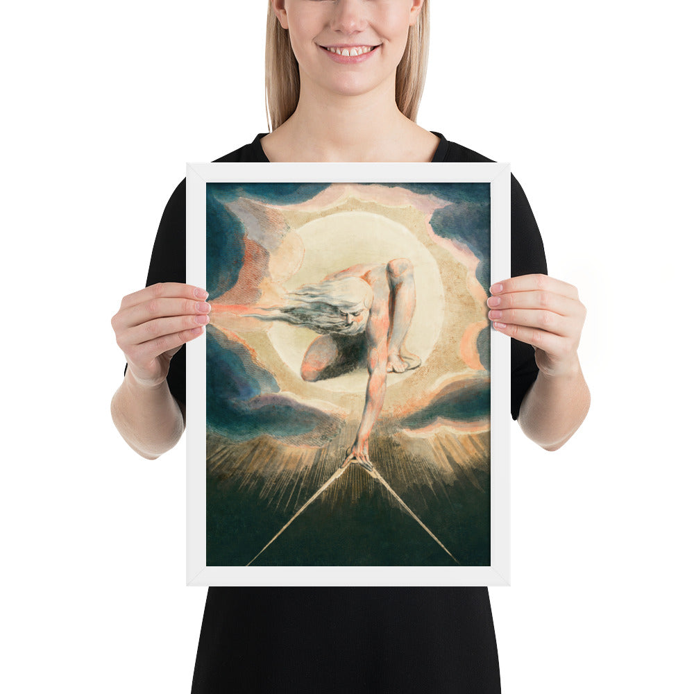 Ancient of Days Setting a Compass to the Earth by William Blake