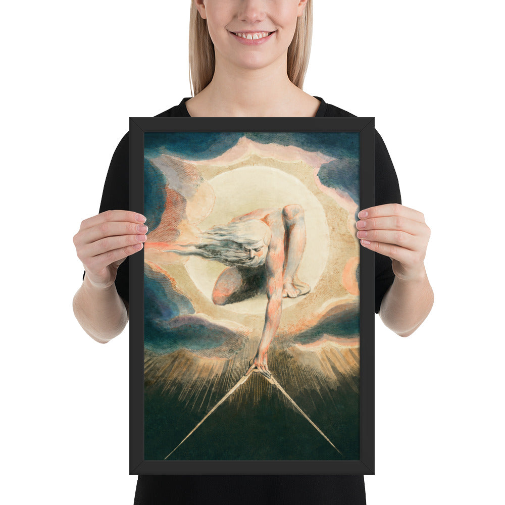 Ancient of Days Setting a Compass to the Earth by William Blake