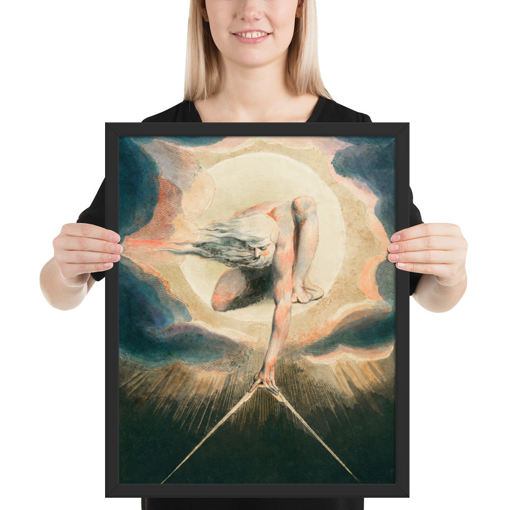 Ancient of Days Setting a Compass to the Earth by William Blake