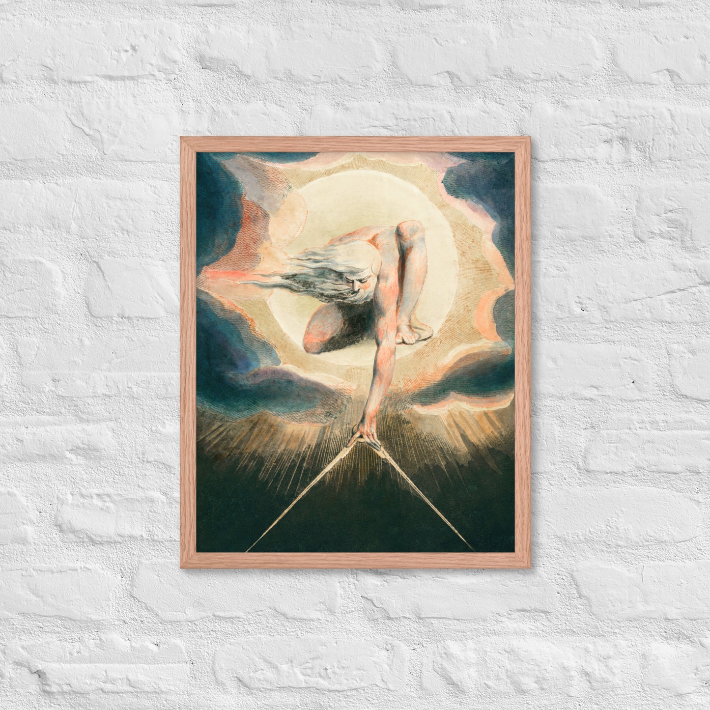 Ancient of Days Setting a Compass to the Earth by William Blake