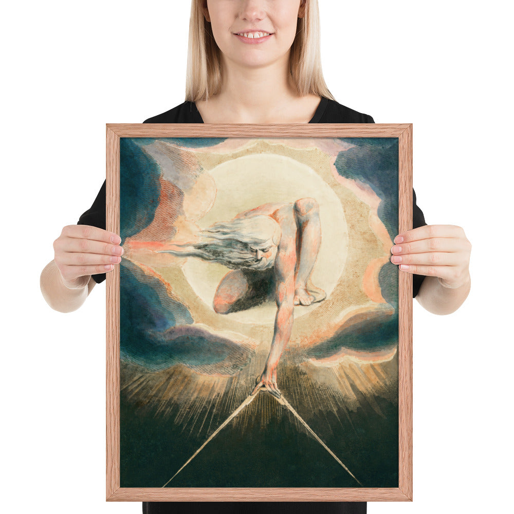 Ancient of Days Setting a Compass to the Earth by William Blake