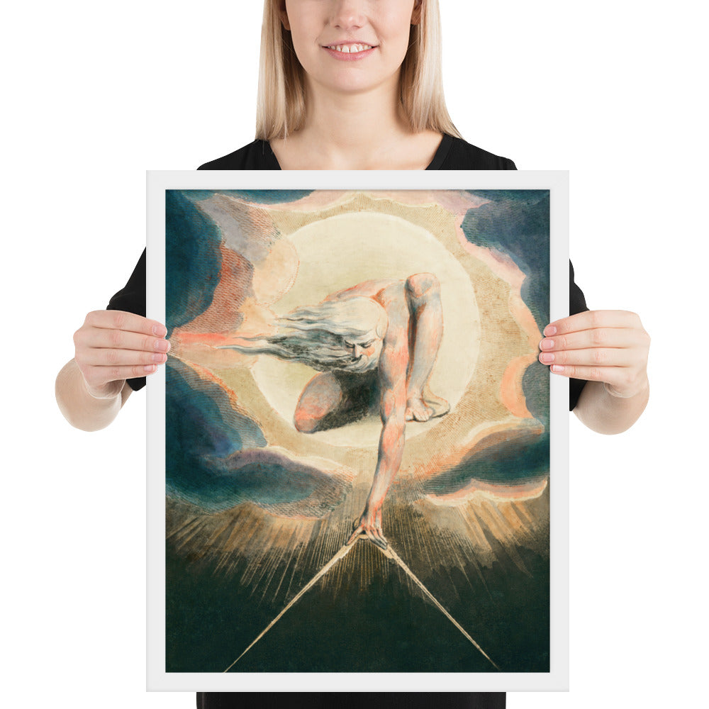 Ancient of Days Setting a Compass to the Earth by William Blake