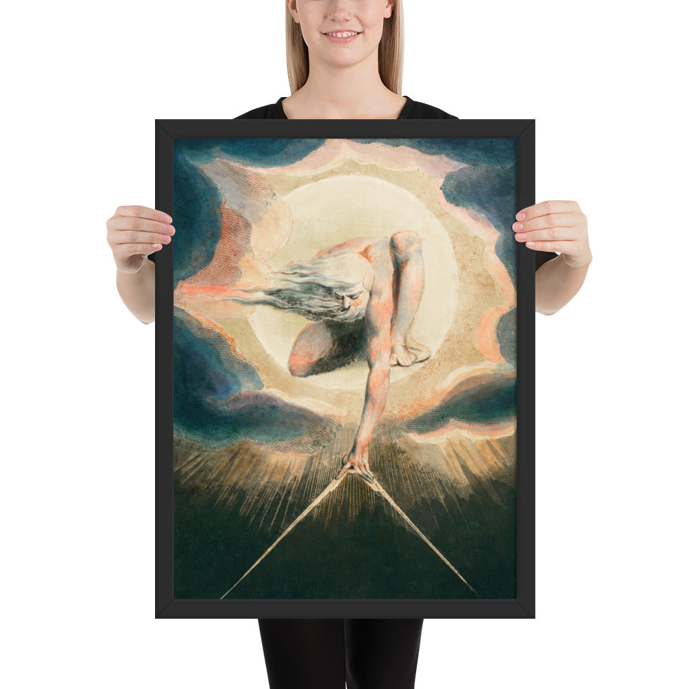 Ancient of Days Setting a Compass to the Earth by William Blake