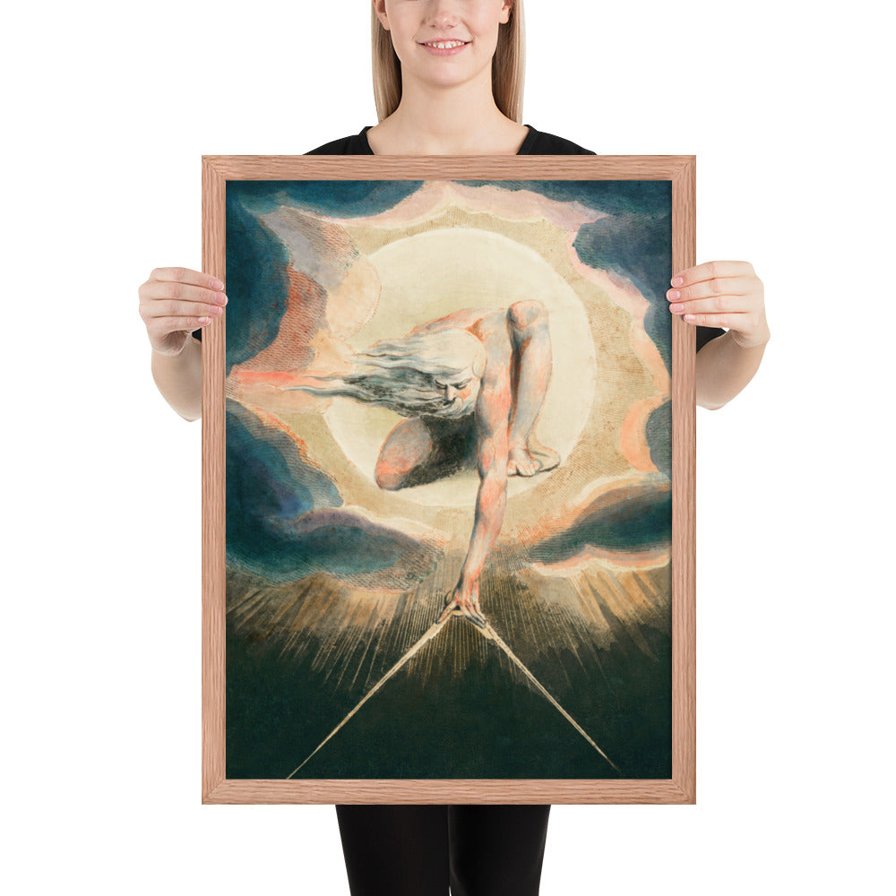 Ancient of Days Setting a Compass to the Earth by William Blake