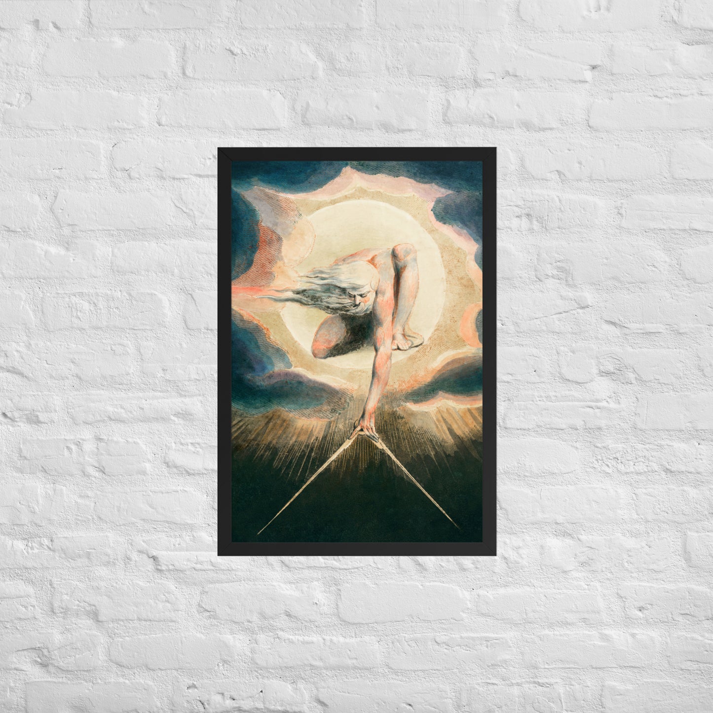 Ancient of Days Setting a Compass to the Earth by William Blake