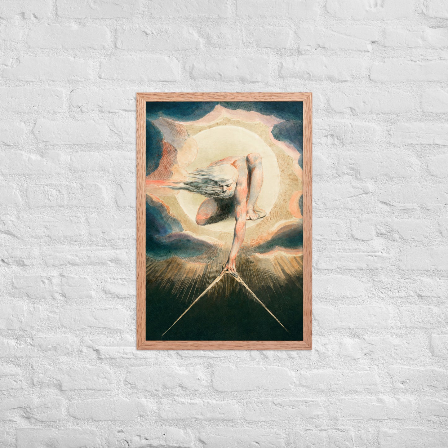 Ancient of Days Setting a Compass to the Earth by William Blake