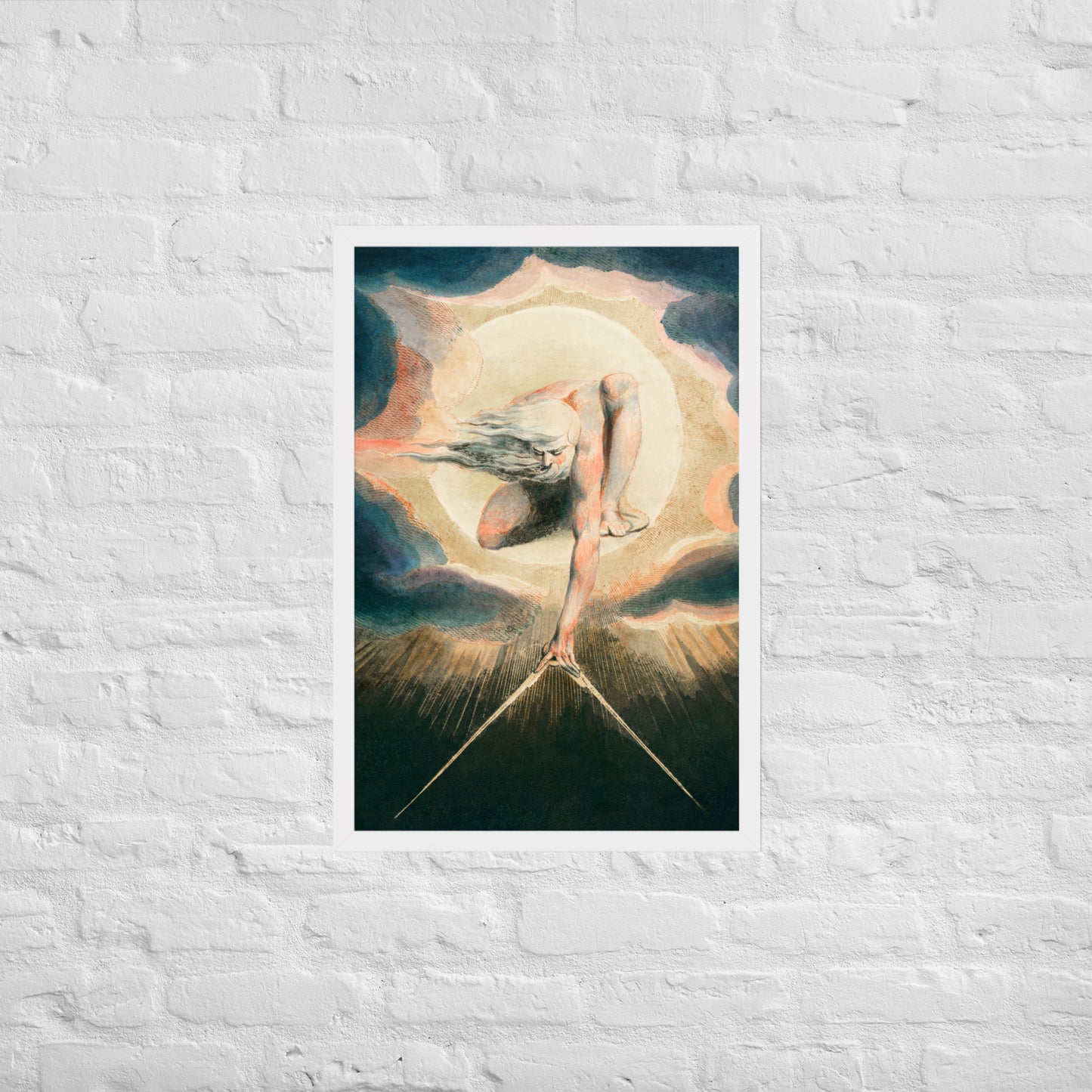 Ancient of Days Setting a Compass to the Earth by William Blake