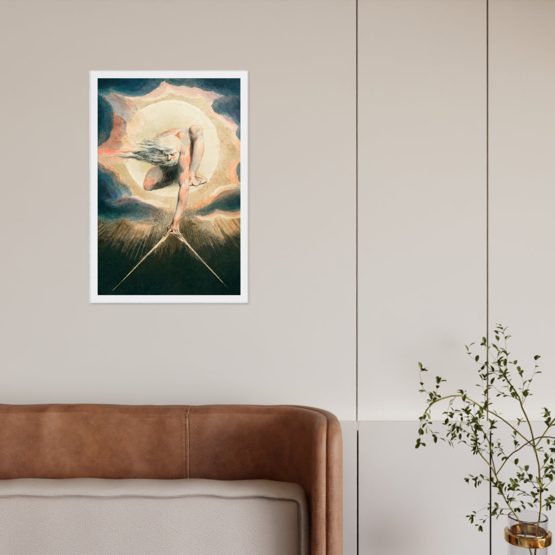 Ancient of Days Setting a Compass to the Earth by William Blake
