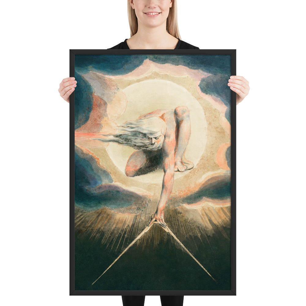 Ancient of Days Setting a Compass to the Earth by William Blake
