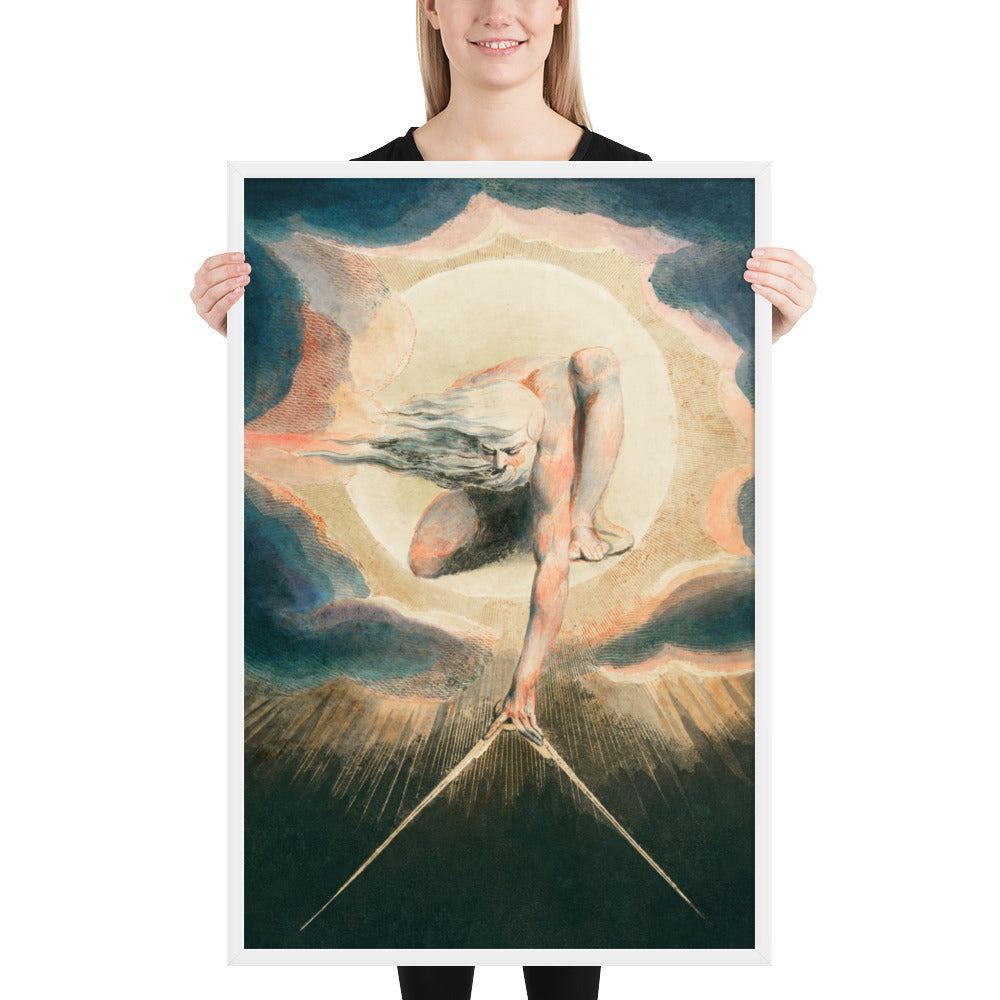 Ancient of Days Setting a Compass to the Earth by William Blake