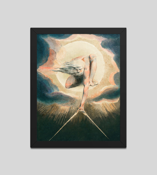 Ancient of Days Setting a Compass to the Earth by William Blake