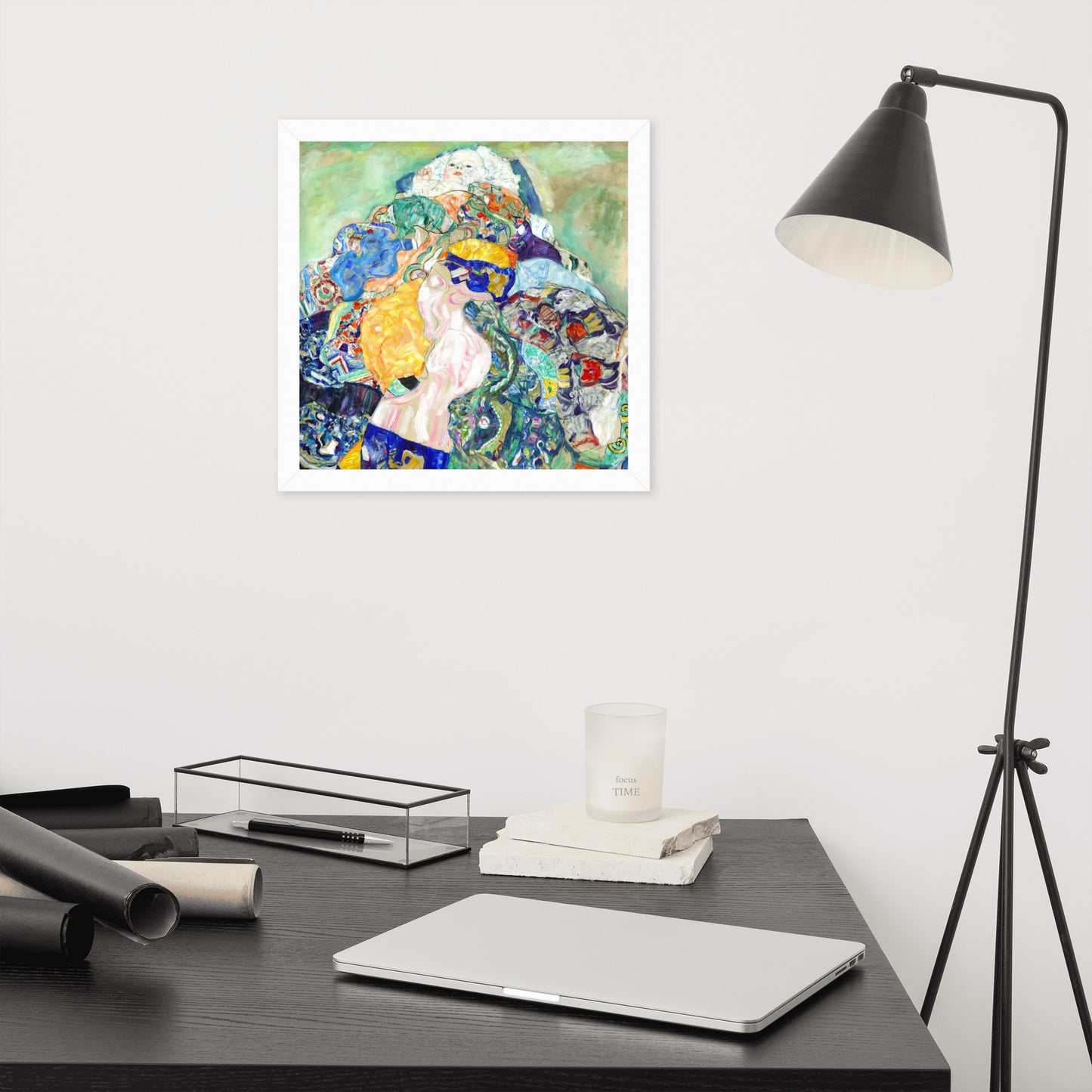 Baby (Cradle) by Gustav Klimt