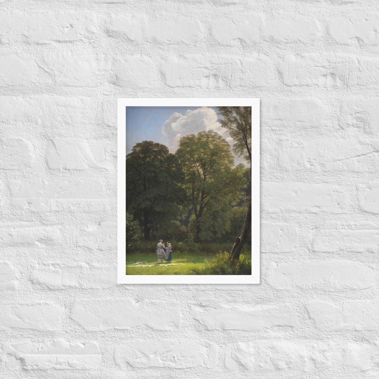 Bleaching area under large trees by P. C. Skovgaard