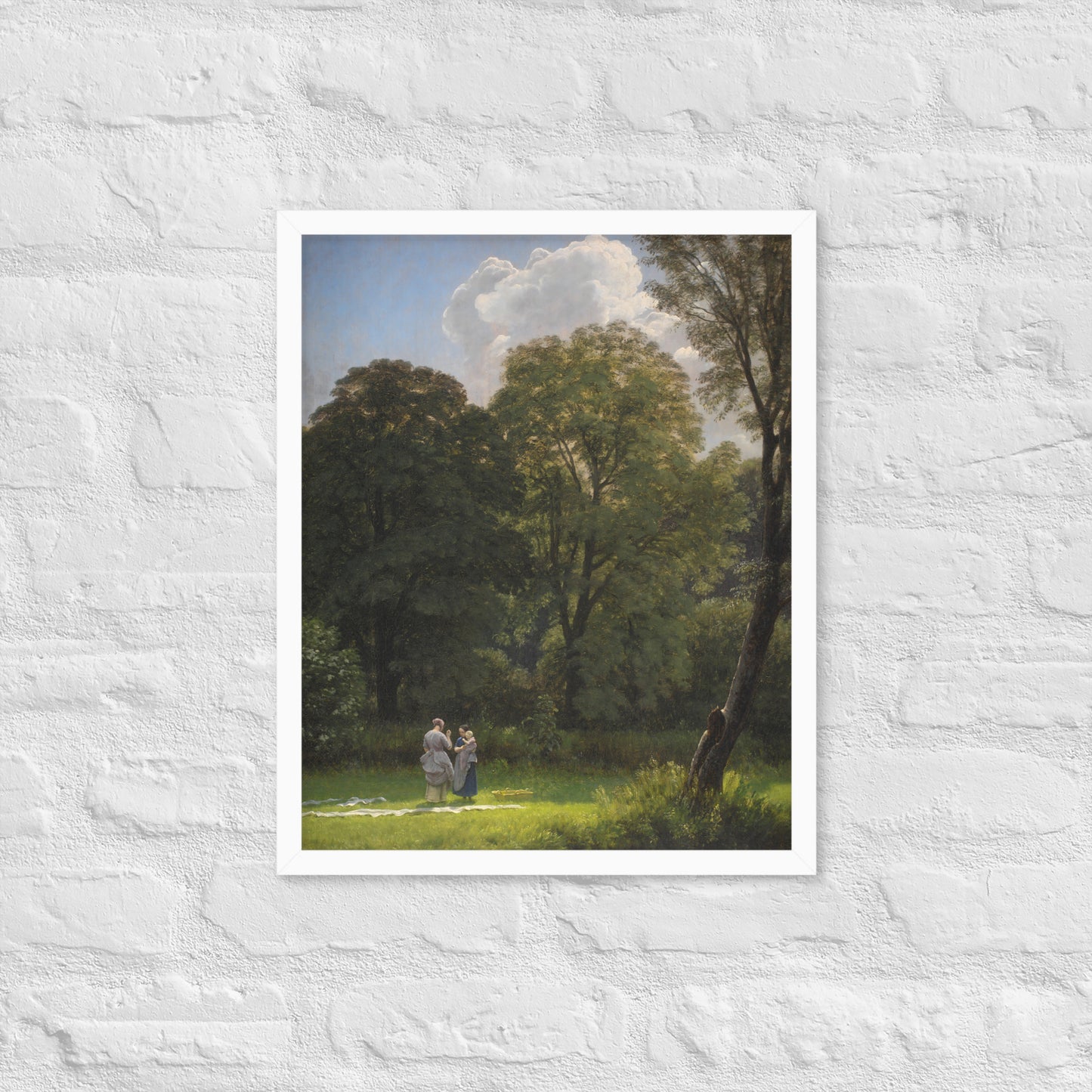 Bleaching area under large trees by P. C. Skovgaard