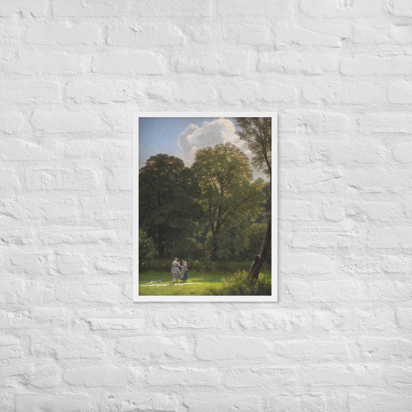 Bleaching area under large trees by P. C. Skovgaard