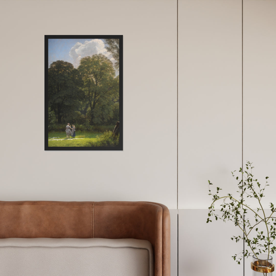 Bleaching area under large trees by P. C. Skovgaard