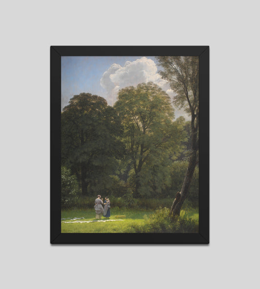 Bleaching area under large trees by P. C. Skovgaard