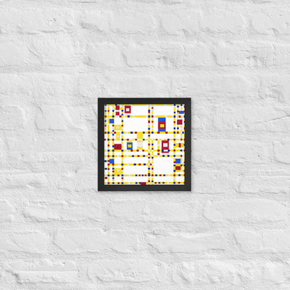 Broadway Boogie Woogie by Piet Mondrian