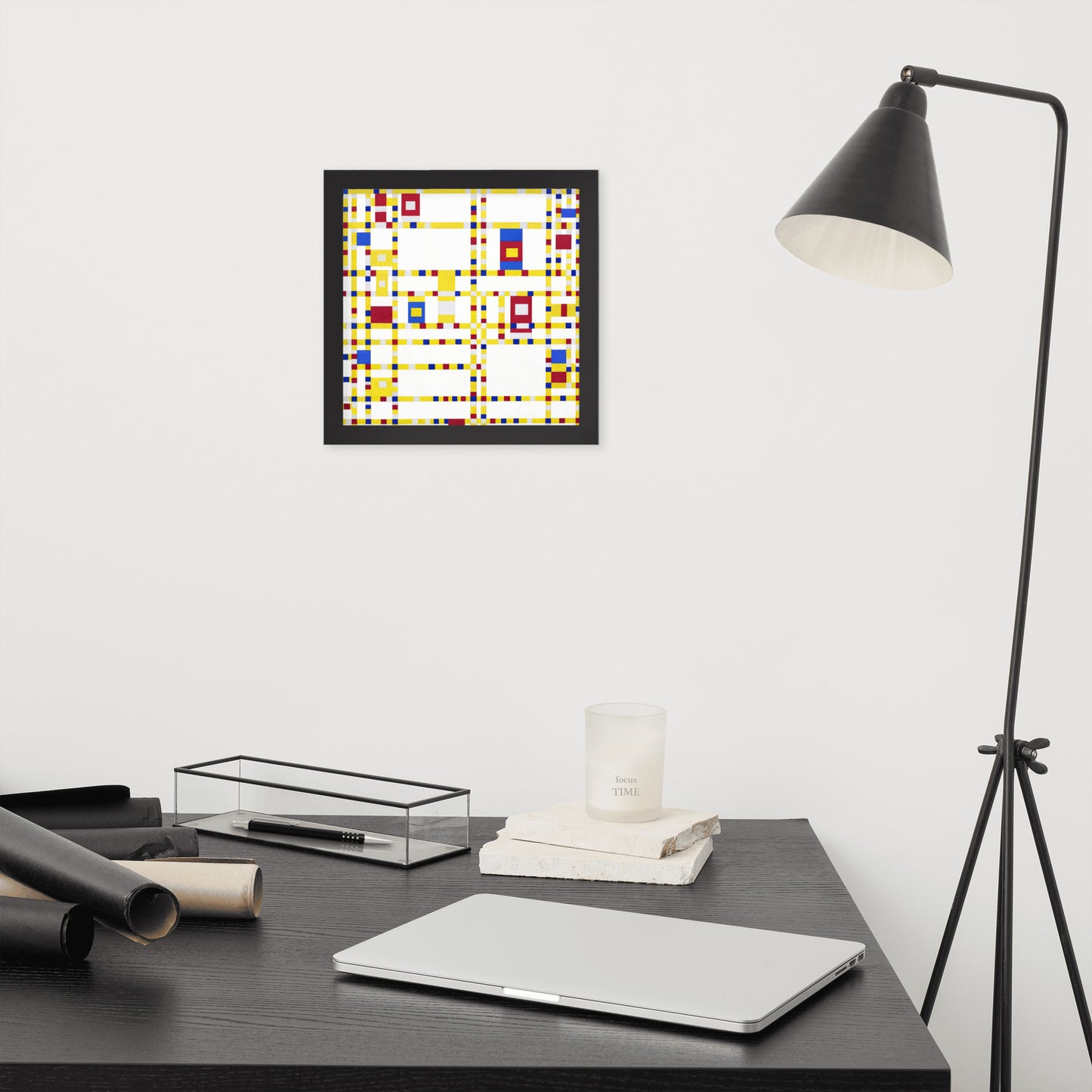 Broadway Boogie Woogie by Piet Mondrian
