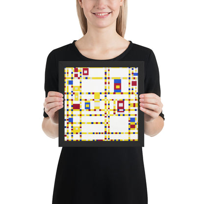 Broadway Boogie Woogie by Piet Mondrian