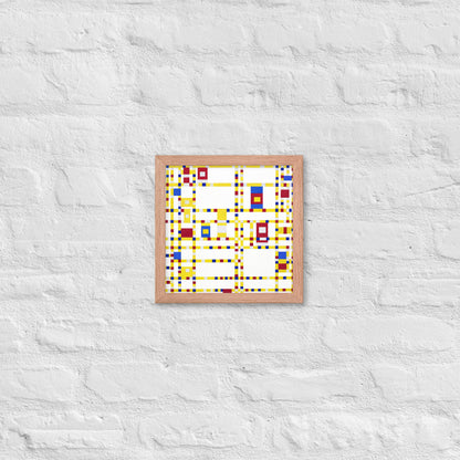 Broadway Boogie Woogie by Piet Mondrian