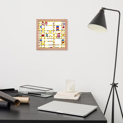 Broadway Boogie Woogie by Piet Mondrian
