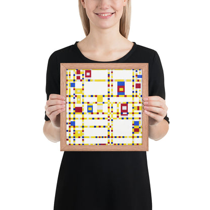 Broadway Boogie Woogie by Piet Mondrian