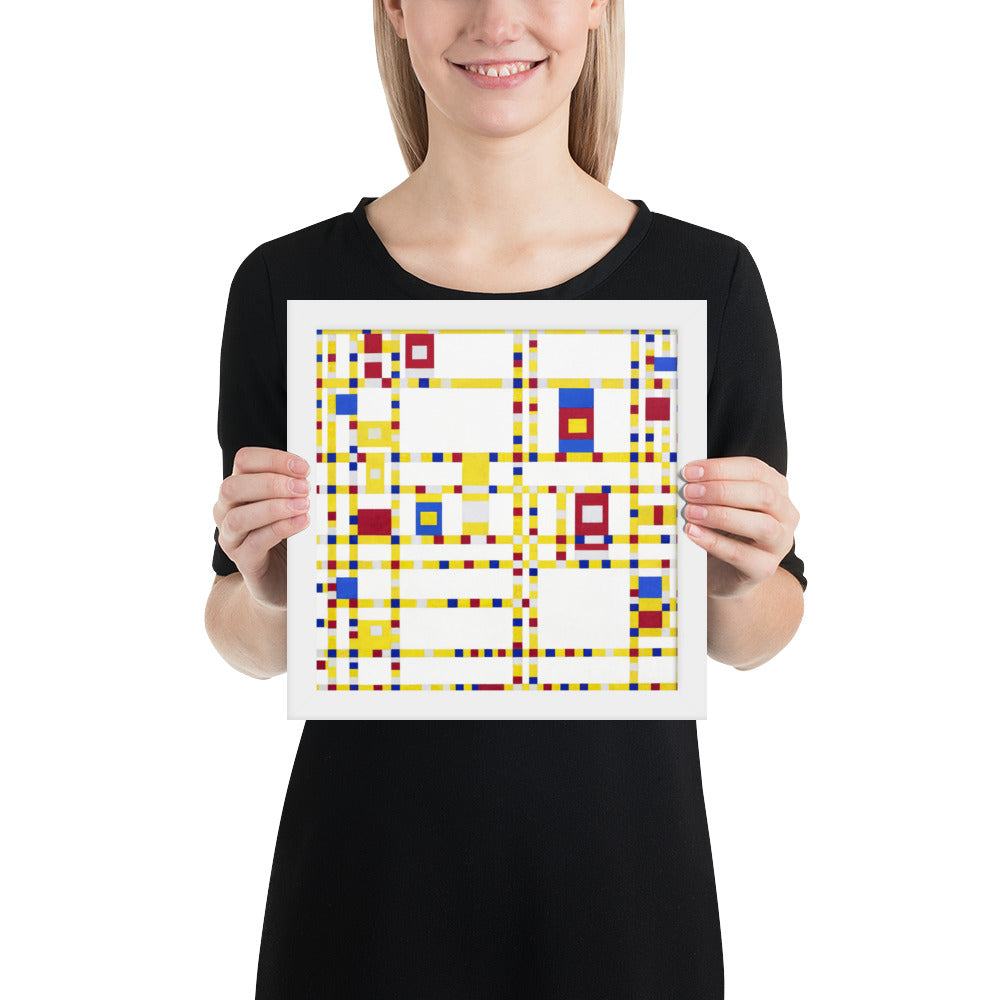 Broadway Boogie Woogie by Piet Mondrian