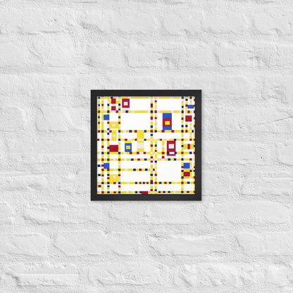 Broadway Boogie Woogie by Piet Mondrian