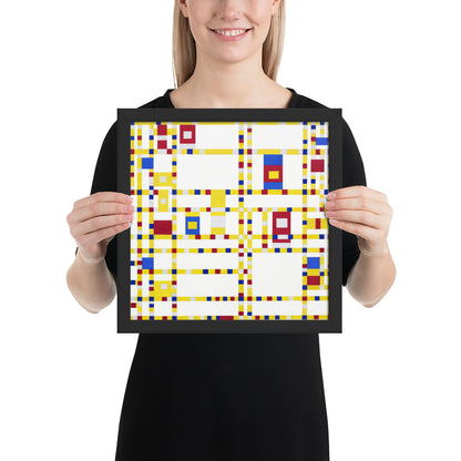 Broadway Boogie Woogie by Piet Mondrian