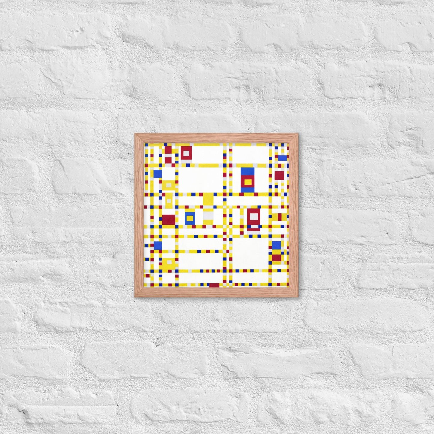 Broadway Boogie Woogie by Piet Mondrian