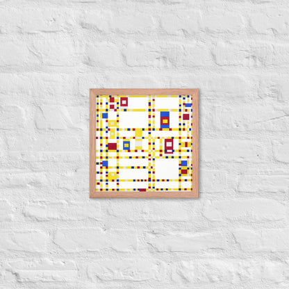 Broadway Boogie Woogie by Piet Mondrian
