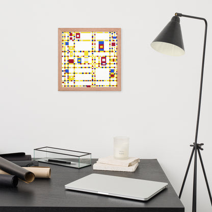 Broadway Boogie Woogie by Piet Mondrian