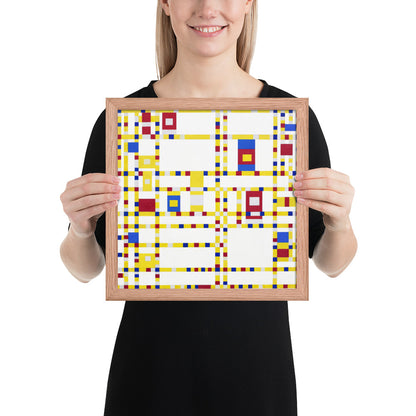 Broadway Boogie Woogie by Piet Mondrian