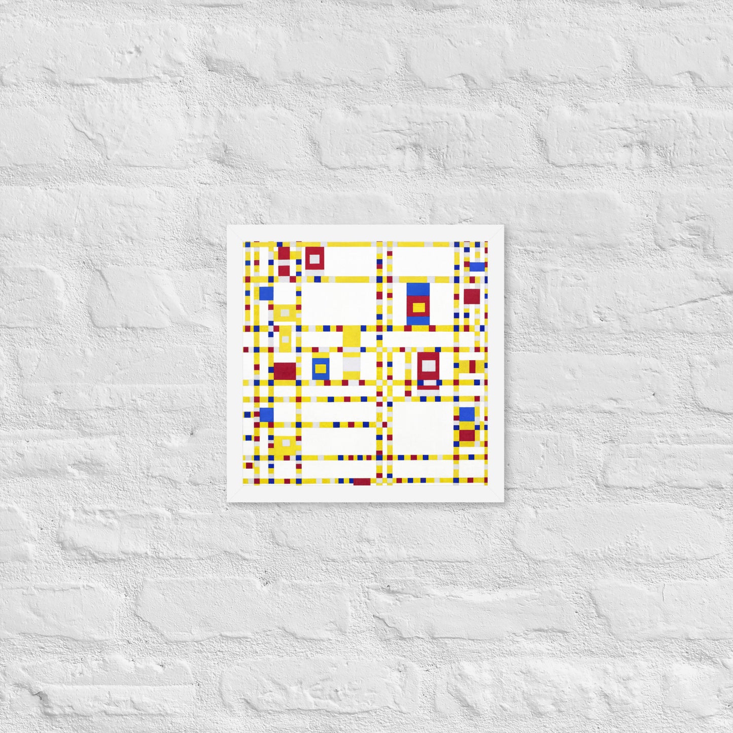 Broadway Boogie Woogie by Piet Mondrian