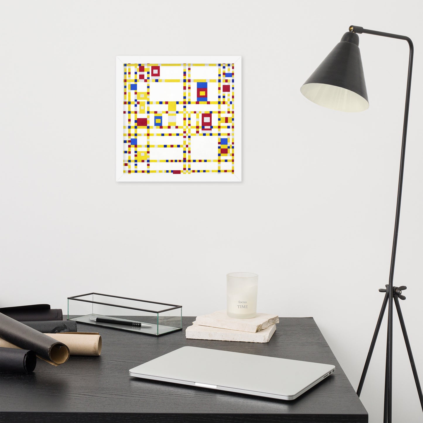 Broadway Boogie Woogie by Piet Mondrian