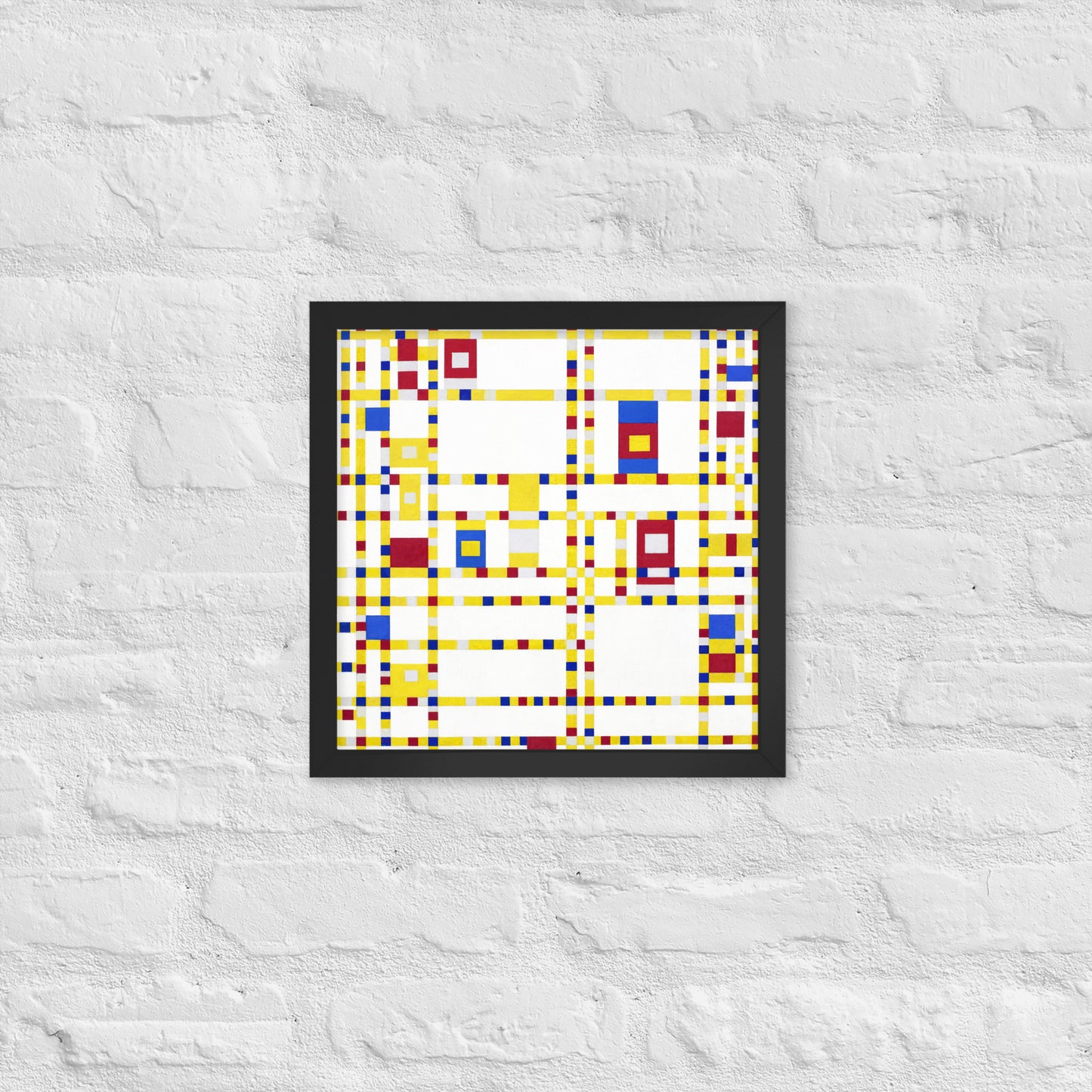 Broadway Boogie Woogie by Piet Mondrian