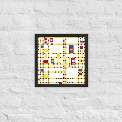 Broadway Boogie Woogie by Piet Mondrian