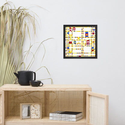 Broadway Boogie Woogie by Piet Mondrian