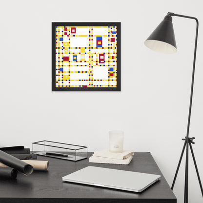 Broadway Boogie Woogie by Piet Mondrian