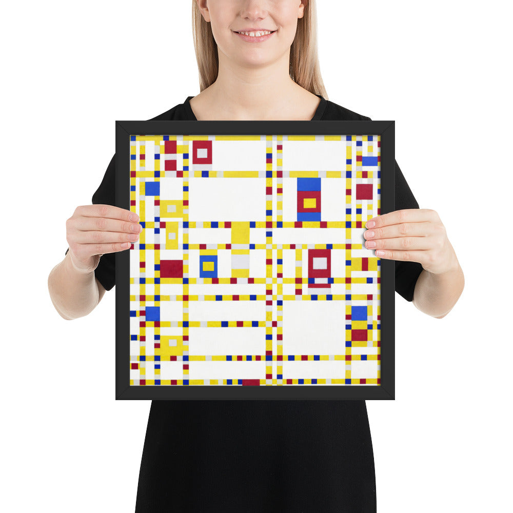 Broadway Boogie Woogie by Piet Mondrian