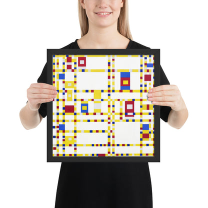 Broadway Boogie Woogie by Piet Mondrian
