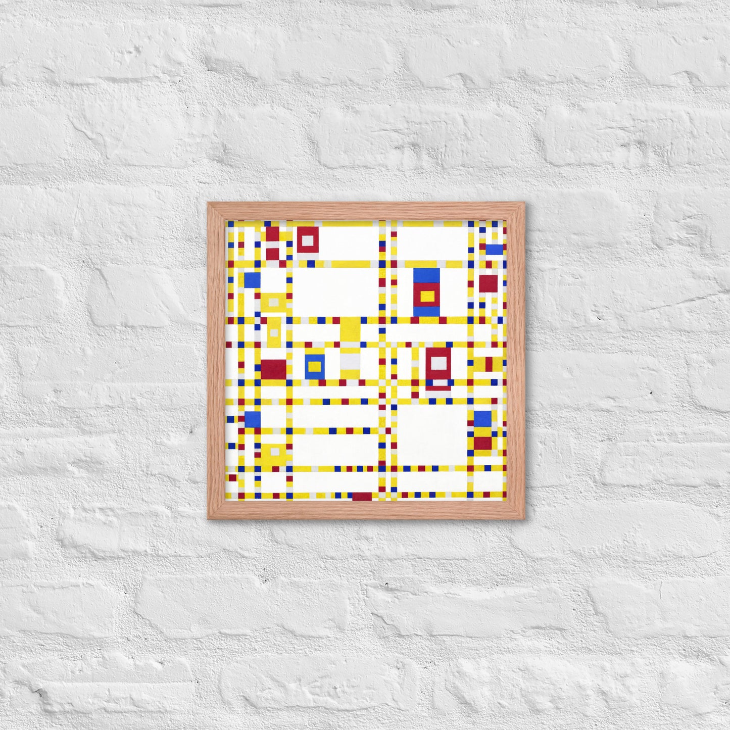 Broadway Boogie Woogie by Piet Mondrian