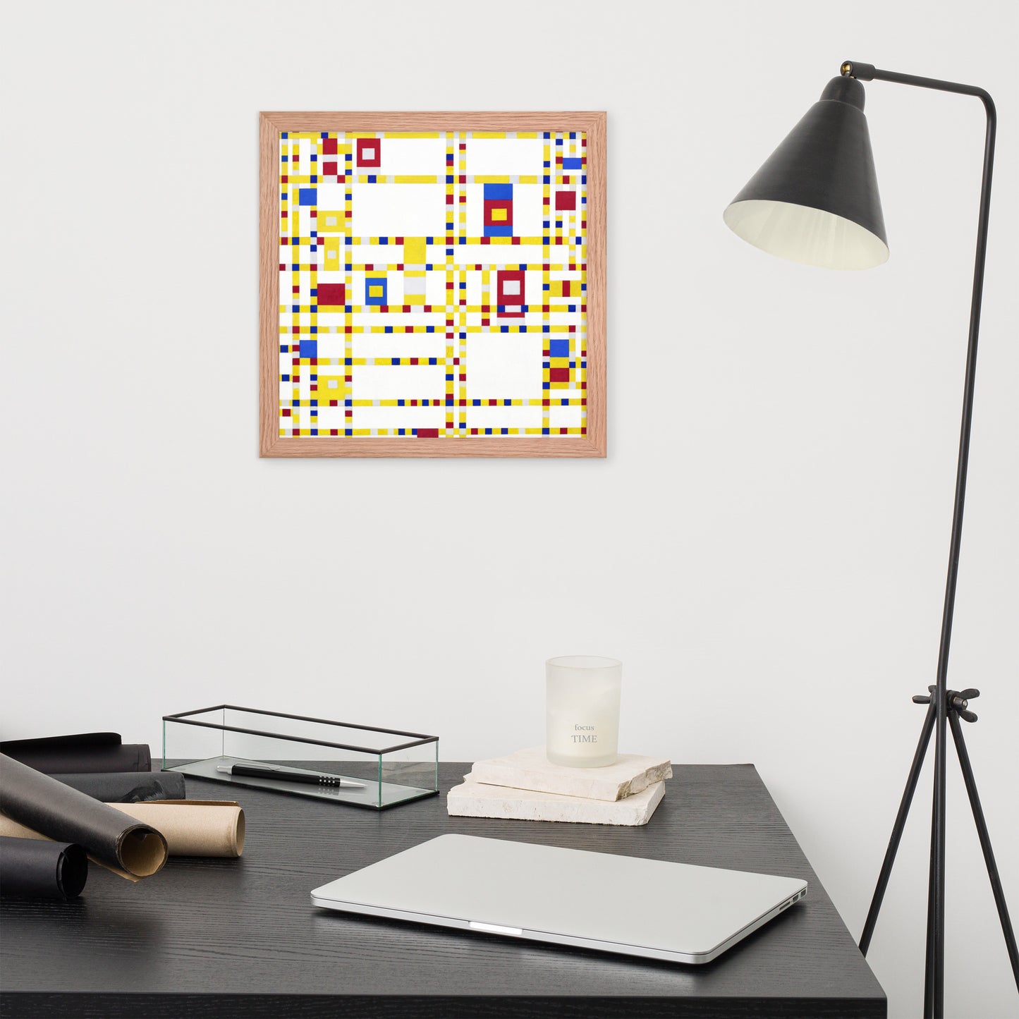Broadway Boogie Woogie by Piet Mondrian
