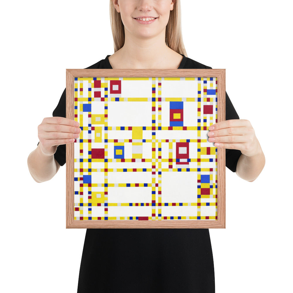 Broadway Boogie Woogie by Piet Mondrian