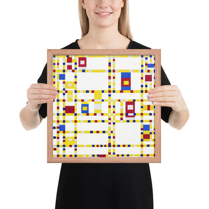 Broadway Boogie Woogie by Piet Mondrian