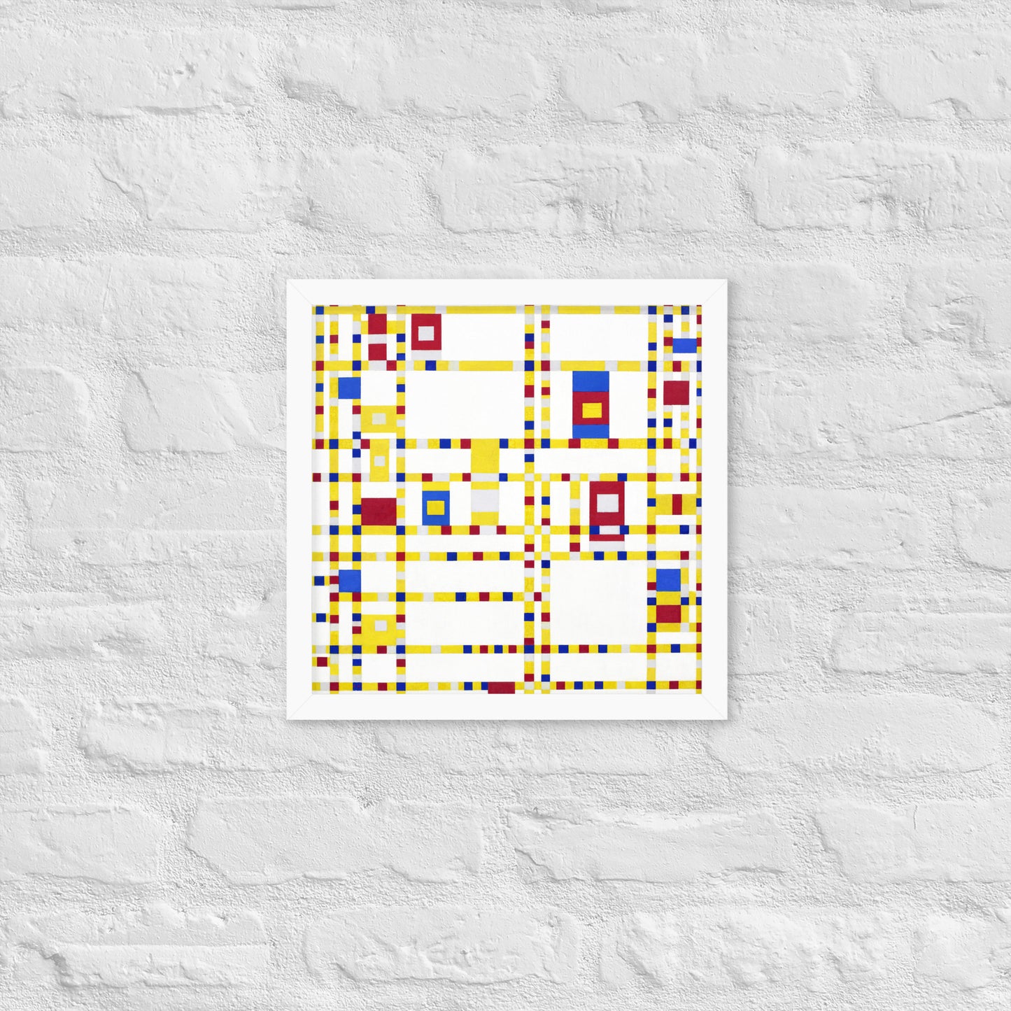 Broadway Boogie Woogie by Piet Mondrian