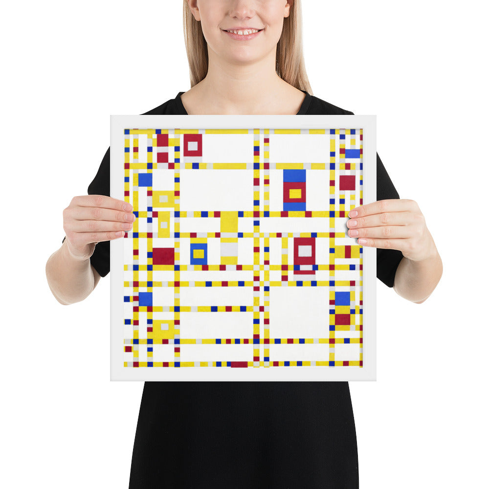 Broadway Boogie Woogie by Piet Mondrian