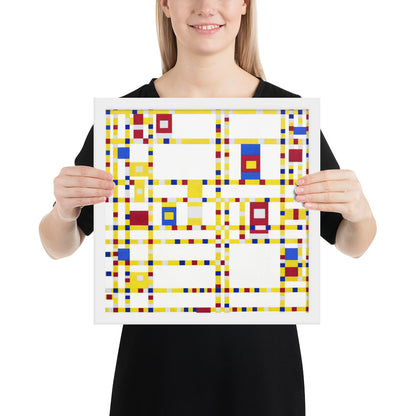 Broadway Boogie Woogie by Piet Mondrian
