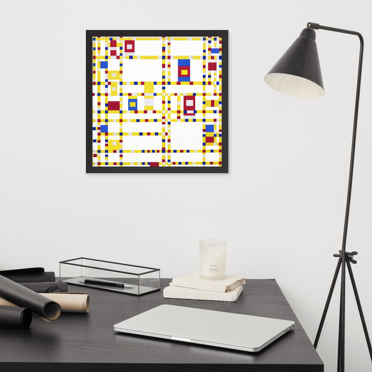 Broadway Boogie Woogie by Piet Mondrian